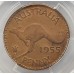 AUSTRALIA 1955 . ONE 1 PENNY . PROOF . PCGS PR64